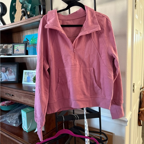 No brand Jackets & Blazers - Pink Quarter-Zip Pullover